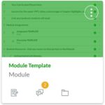 Module Template Canvas Course Tile