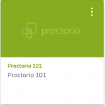 Proctorio 101 Training and Video