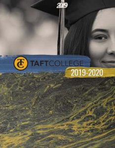 Taft College 2019-2020 Catalog Cover