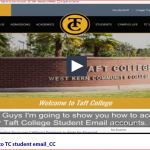 Link to Video explaining the login process for the student email system.