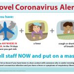 corona virus alert image.