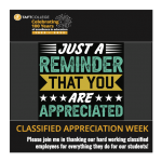 Classified Appreciation Week