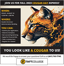 Join us for Fall 2023 Cougar Day Express! August 18!